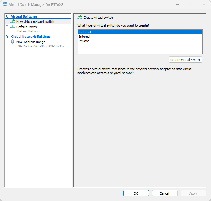 Virtual switch manager
