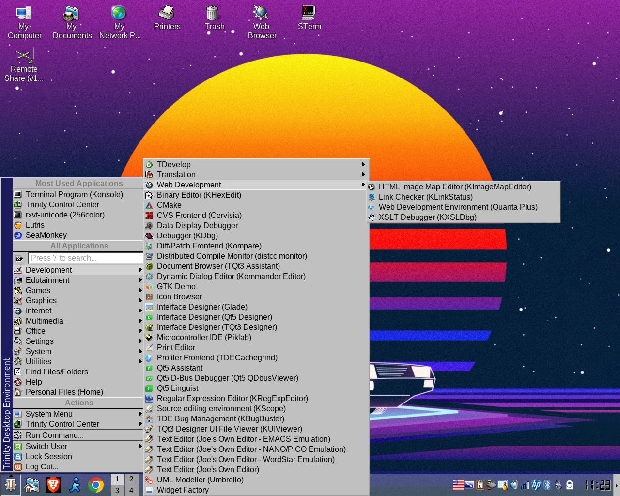 KDE3 on Slackware15